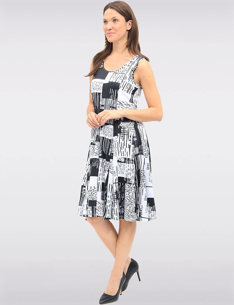 Robe Boule Imprimée Sans Manches 3-en-1 à Longueur Ajustable par Tango Mango