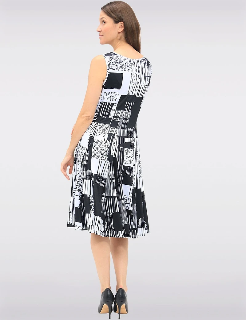 Robe Boule Imprimée Sans Manches 3-en-1 à Longueur Ajustable par Tango Mango