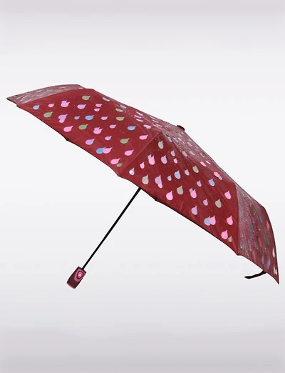 Parapluie À Couleurs Changeantes et Motif De Gouttes de Pluie par Up-brella
