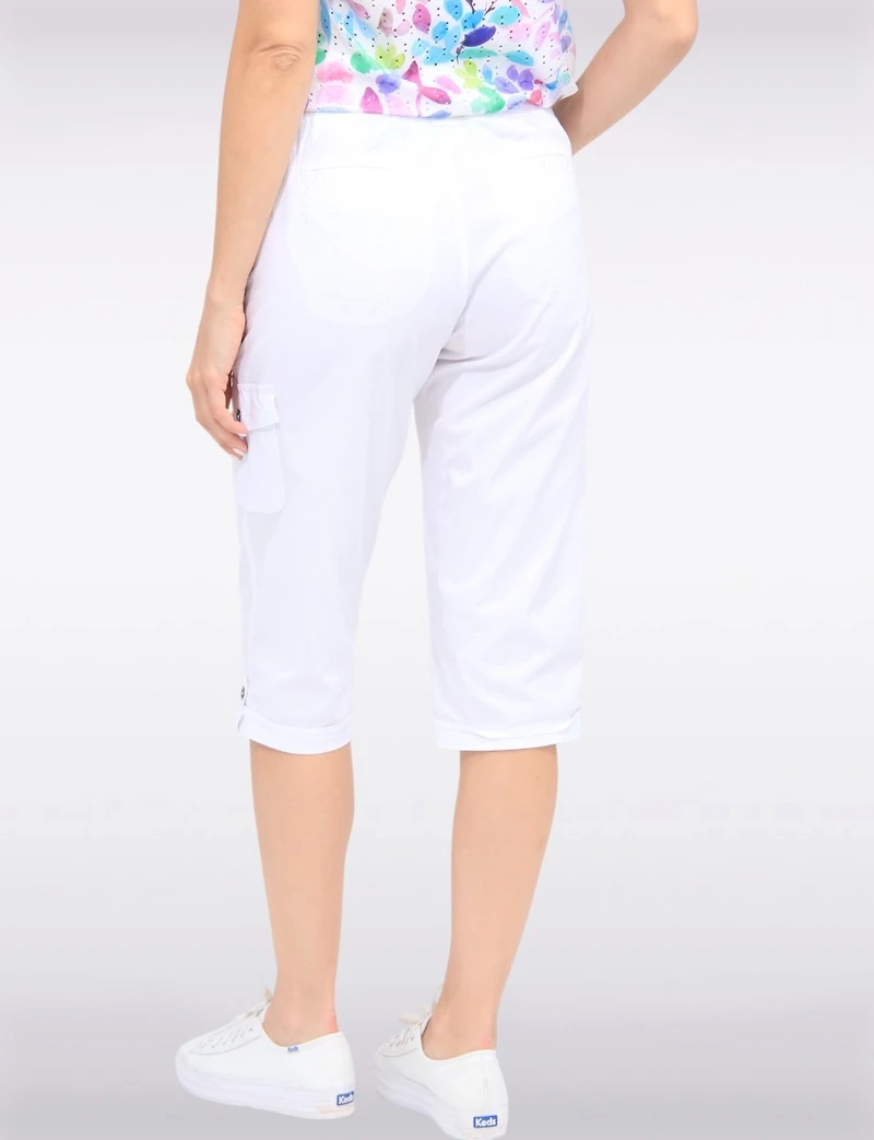 Taylor Capri Cargo Extensible Avec Pattes Latérales Et Boutons Par Dash Clothing