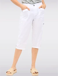 Taylor Capri Cargo Extensible Avec Pattes Latérales Et Boutons Par Dash Clothing