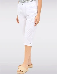 Taylor Capri Cargo Extensible Avec Pattes Latérales Et Boutons Par Dash Clothing
