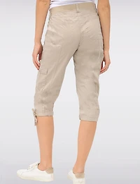 Capri Cargo Charlene avec Tirettes Ajustables à l'Ourlet par Dash Clothing