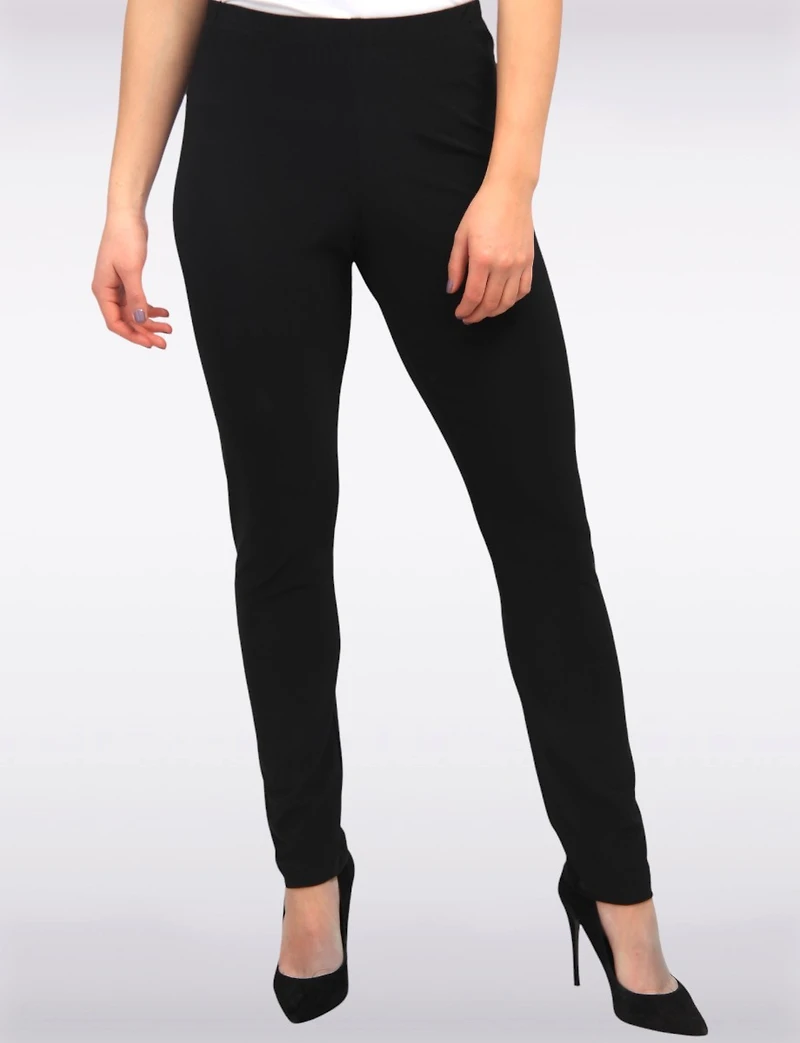 Leggings Noirs Élastiques Amani Couture