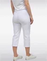 Capris À Taille Haute Avec Deux Poches Carrées Sur Le Devant Par Amani Couture