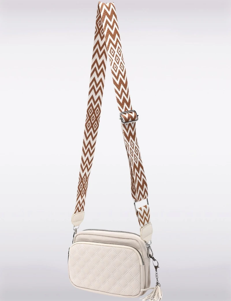 Diana Sac 3-en-1 Cuir Végan Matelassé Zippé et Courroies Amovibles par Sokos