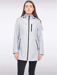 Manteau Capuche Rayé par Portrait