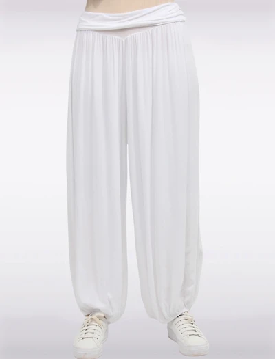 Pantalon Bouffant Taille Froncée par Froccella
