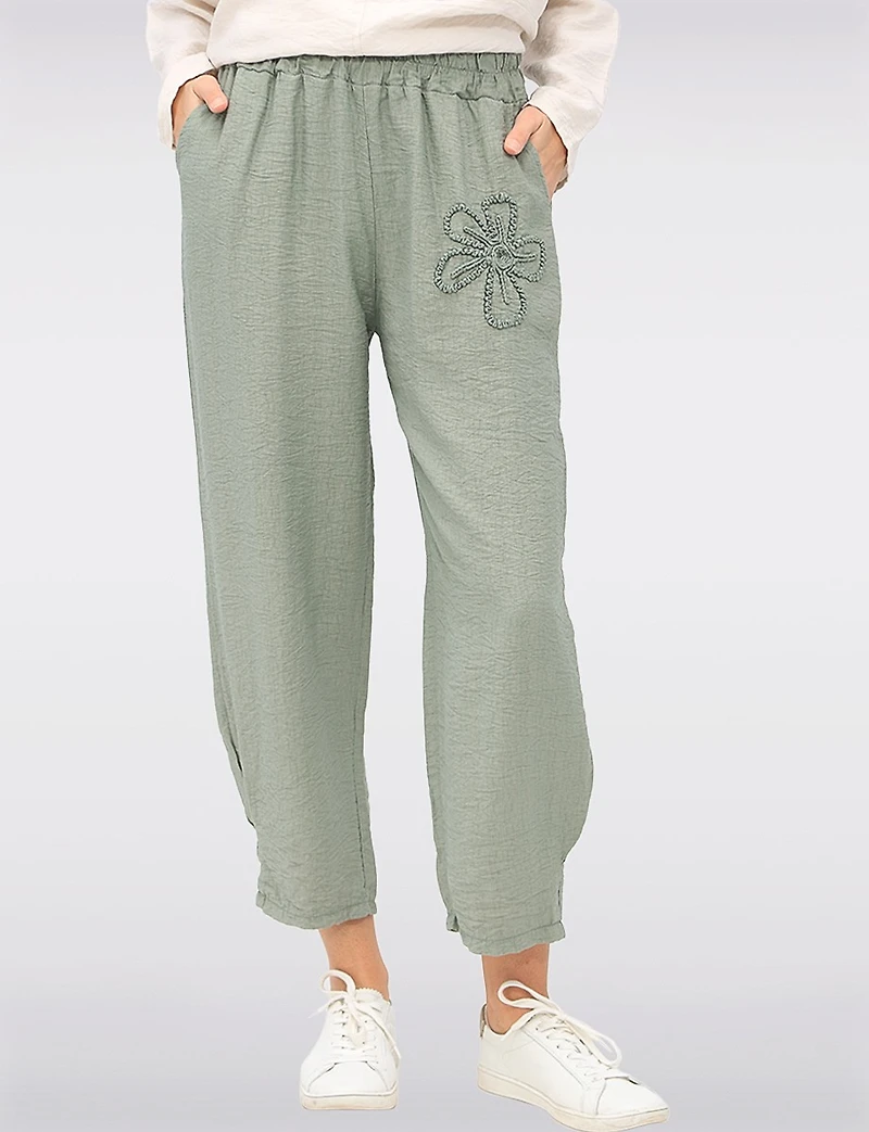 Pantalon Léger Floral par Froccella