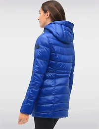 Doudoune Végan Compacte à Capuche avec Coussin de Nuque Intégré par Point Zero