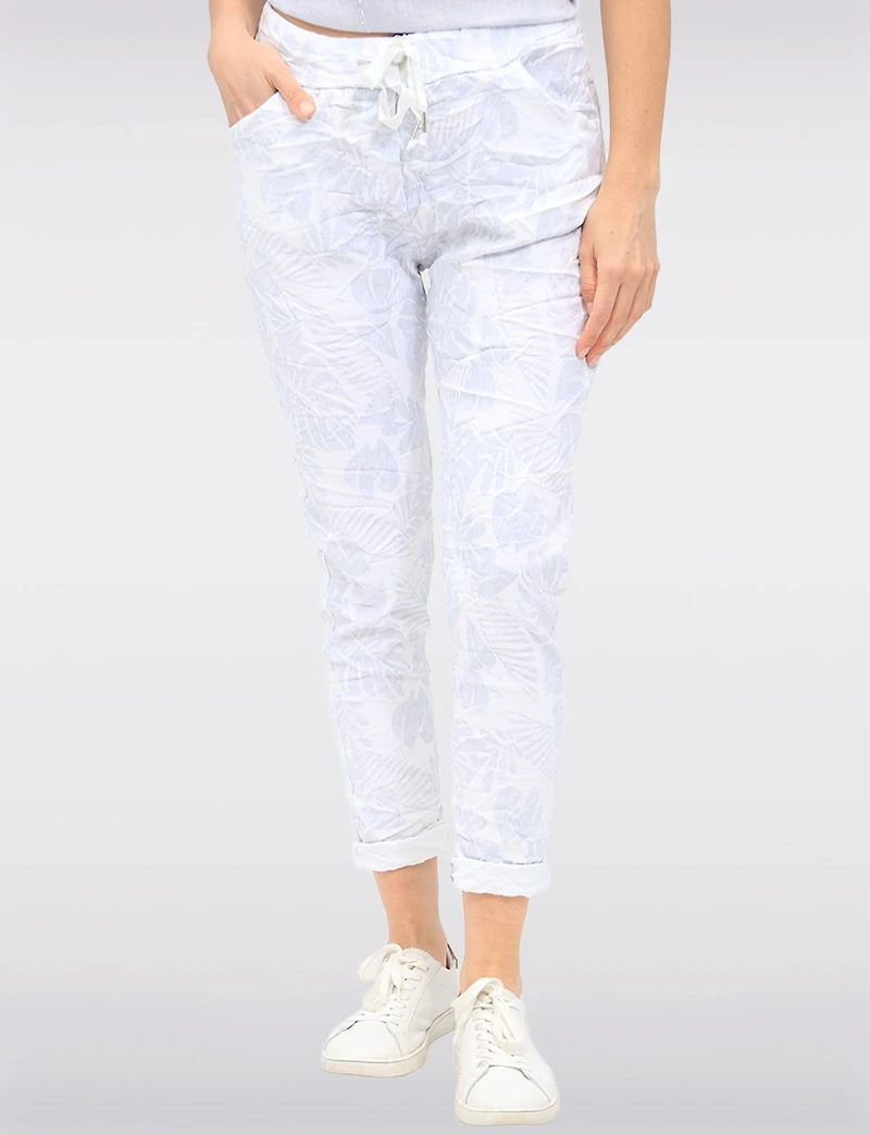 Pantalon Tropical Froissé par Froccella