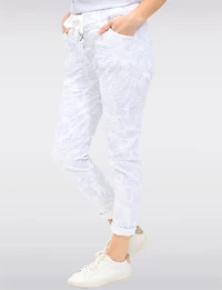 Pantalon Tropical Froissé par Froccella