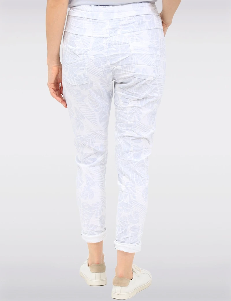 Pantalon Tropical Froissé par Froccella