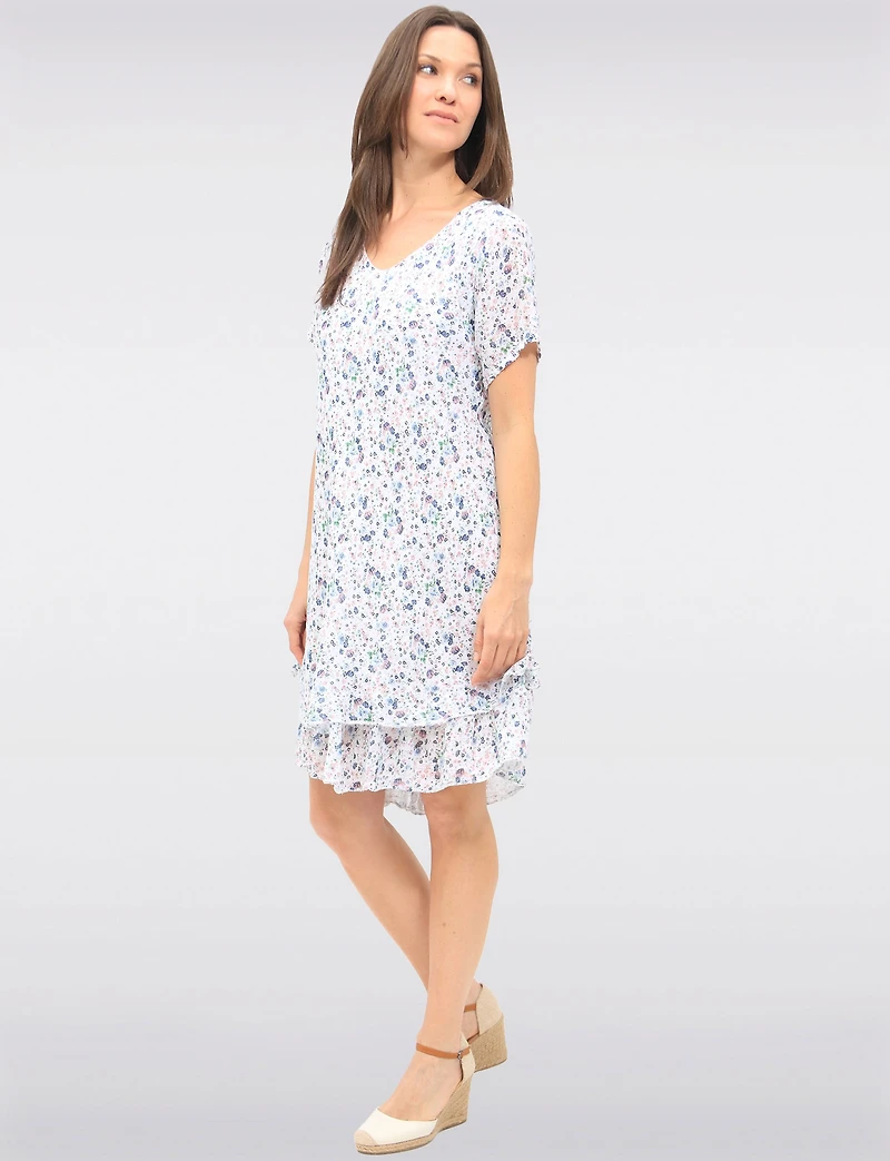 Robe à Fleurs Froissée par Froccella