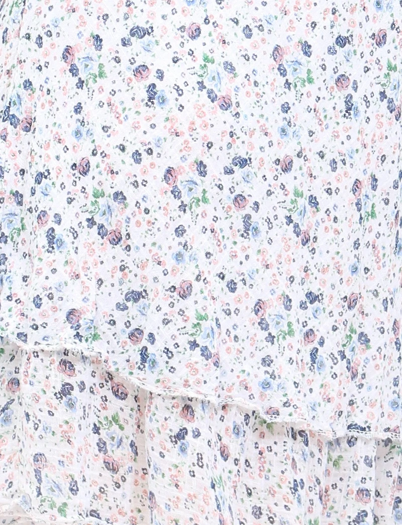 Robe à Fleurs Froissée par Froccella