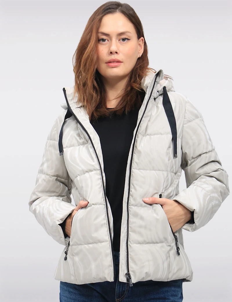 Veste Imprimee Boxing day Deals par Carre Noir | Manteaux