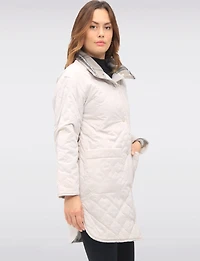 Manteau Réversible Matelassé & Laine par Saki