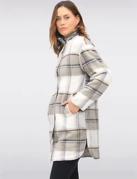 Manteau Réversible Matelassé & Laine par Saki