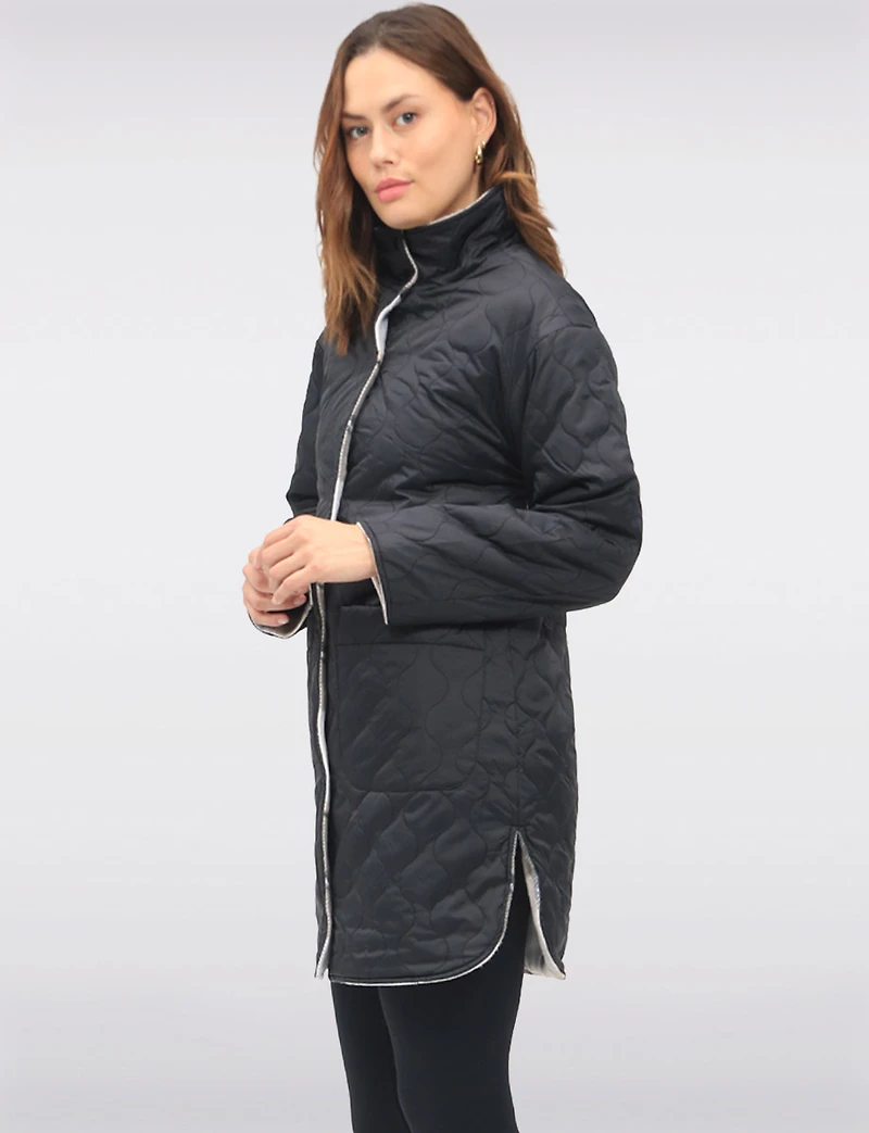 Manteau Reversible Wolléaire Boxing day Offres par Saki | Manteaux