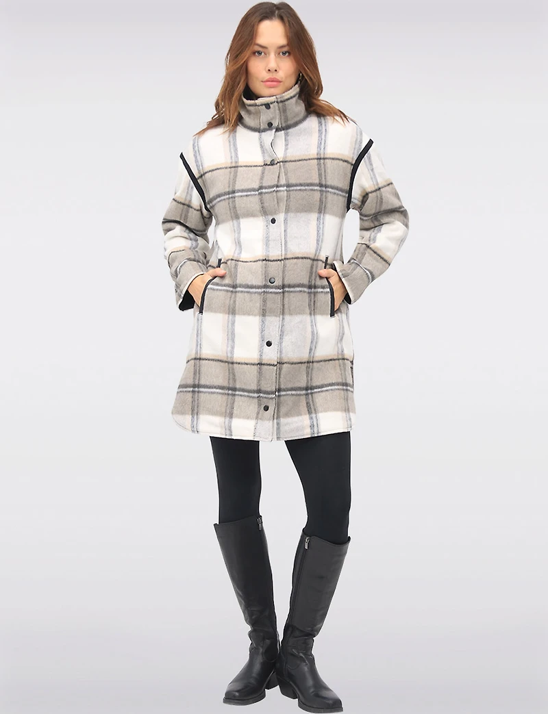 Manteau Reversible Wolléaire Boxing day Offres par Saki | Manteaux