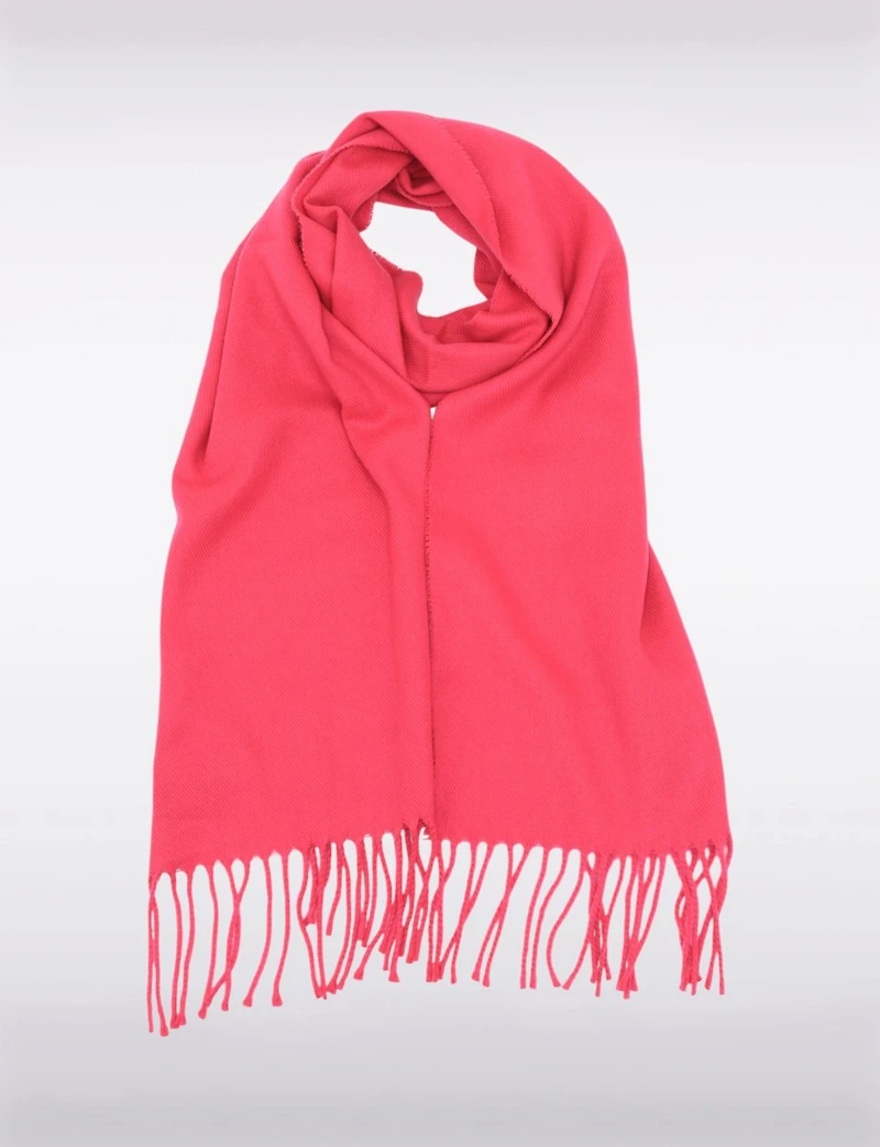 Echarpe Unie Bordures Frange Boxing Day par Froccella | Manteaux