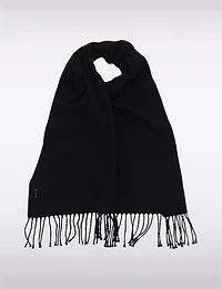 Echarpe Unie Bordures Frange Boxing Day par Froccella | Manteaux