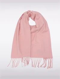 Echarpe Unie Bordures Frange Boxing Day par Froccella | Manteaux