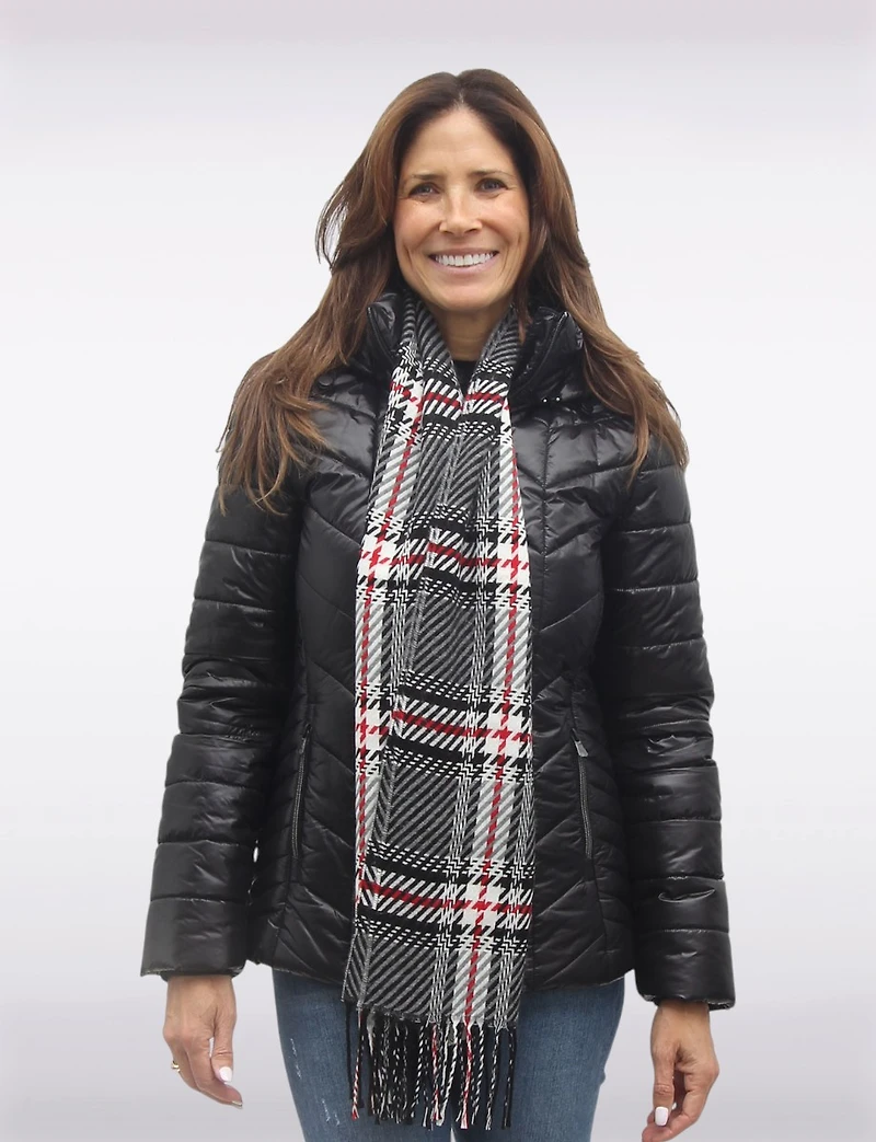 Foulard Carreaux Boxing day Deals par Froccella | Manteaux