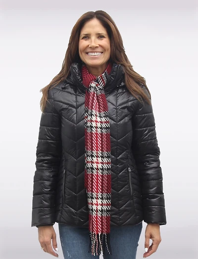 Foulard Carreaux Boxing day Deals par Froccella | Manteaux Manteaux