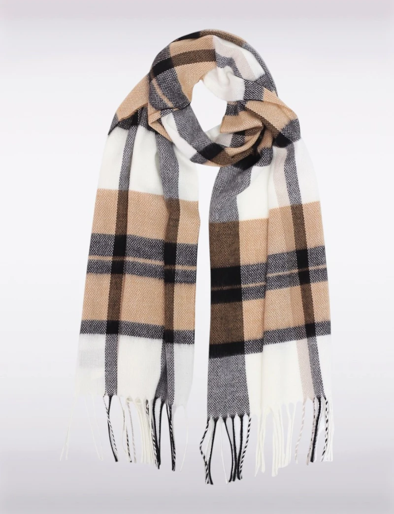 Écharpe à Carreaux Cozy Article Boxing day par Froccella | Manteaux