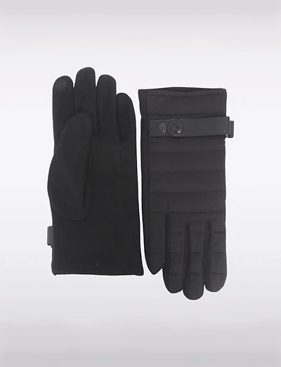 Gants en Tricot Effet Suède pour Hommes