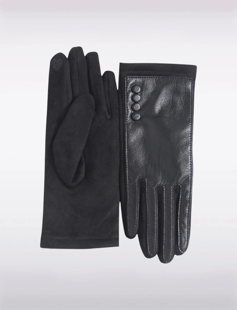 Gants Ultra-Doux Cuir Vegan Boxing Day par Nicci | Manteaux Manteaux