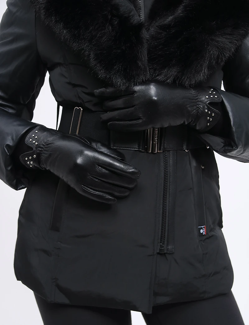 Gants en Cuir Boxing day Deals par Nicc | Manteaux