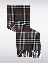 Foulard Écharpe à Franges Tartan Boxing day Deals par Froccella | Manteaux