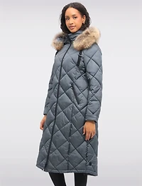 Manteau à Motif Diamant Couture Boxing Day par Danwear | Manteaux