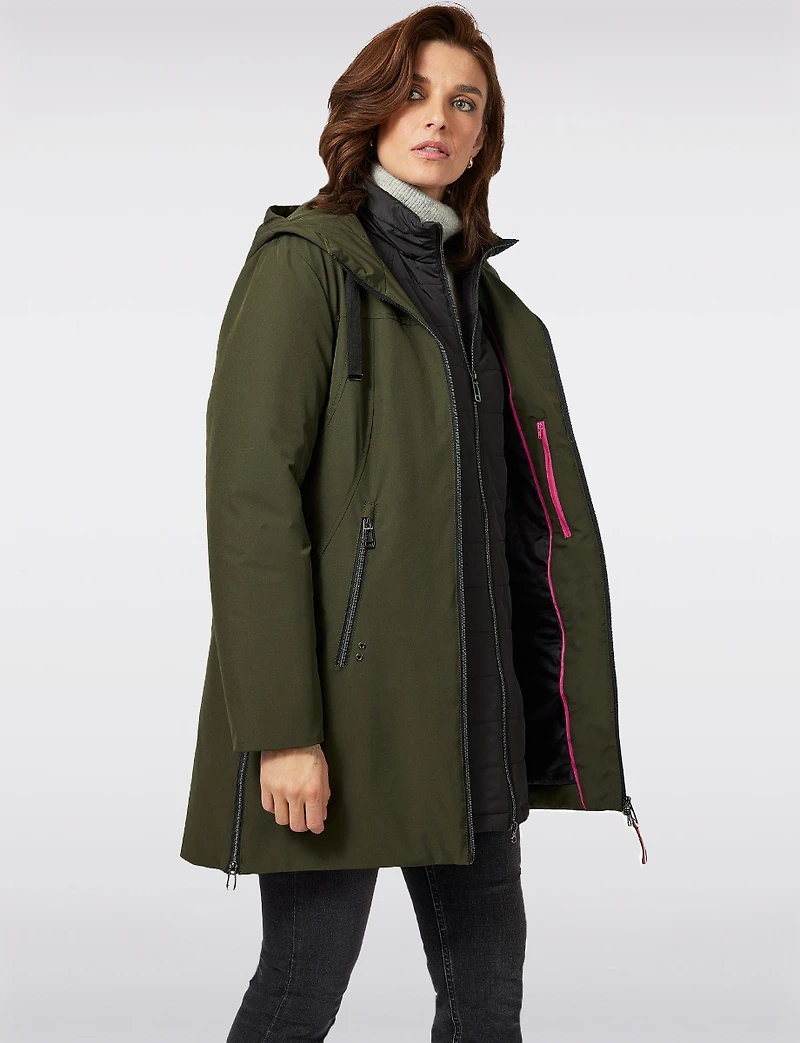 Manteau Capuche 4-en-1 Boxing Day par Frandsen | Manteaux