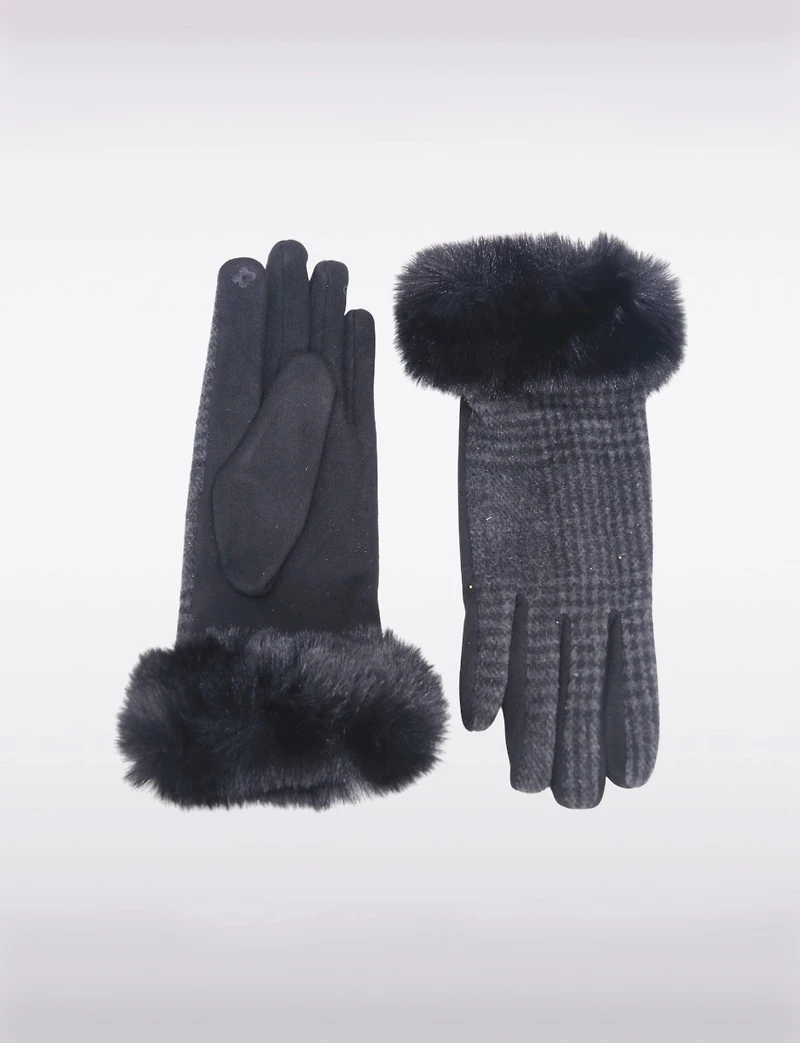 Gants Simili Cuir Velours Boxing Day par Saki | Manteaux Manteaux