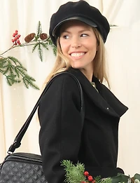 Beret Chic Laine Vegan Boxing Day par Saki | Manteaux Manteaux