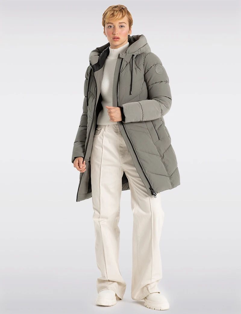 Manteau Maxi Matte Puffer Boxing Day par Point Zero | Manteaux