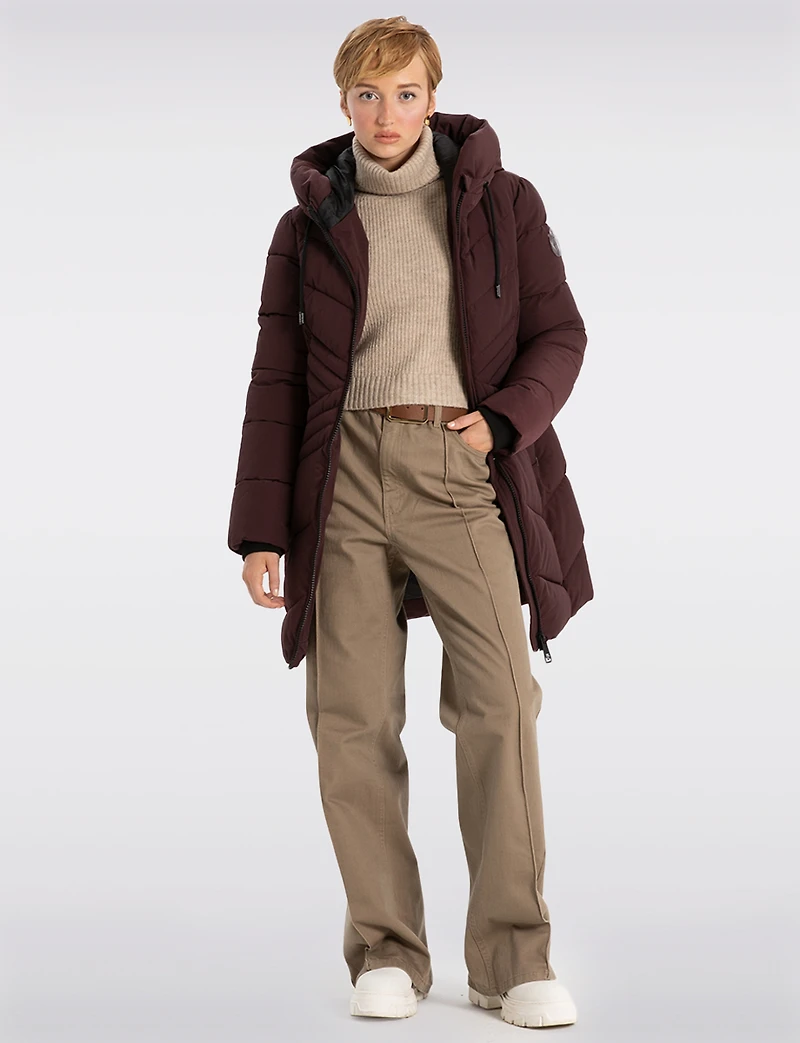 Manteau Maxi Matte Puffer Boxing Day par Point Zero | Manteaux