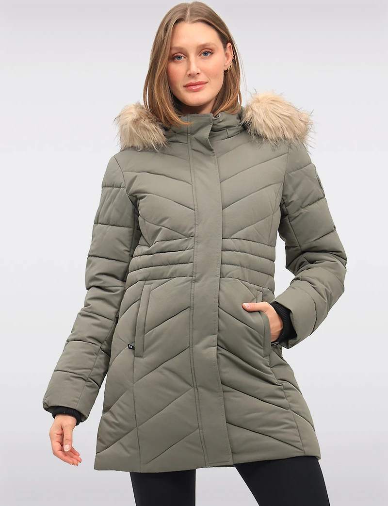 Veste Chevron Puffer Boxing day Deals par Point Zero | Manteaux