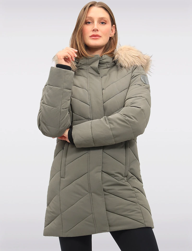 Veste Chevron Puffer Boxing day Deals par Point Zero | Manteaux
