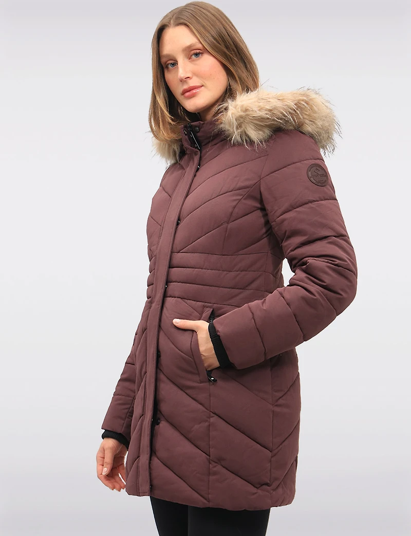 Veste Chevron Puffer Boxing day Deals par Point Zero | Manteaux