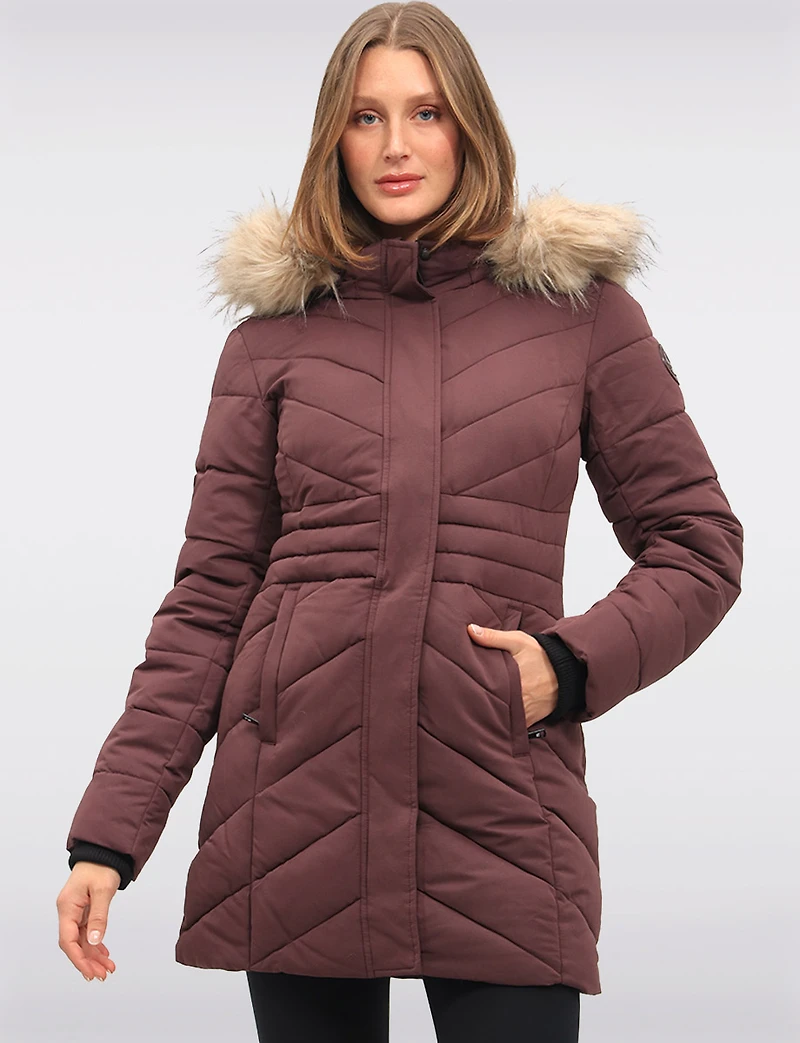 Veste Chevron Puffer Boxing day Deals par Point Zero | Manteaux