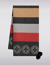 Foulard Monogramme Drape Boxing Day par Saki | Manteaux Manteaux