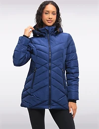 Doudoune Polyloft® Vegan À Capuche Amovible Et Taille Accordéon en Par Snoboll