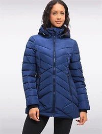 Doudoune Polyloft® Vegan À Capuche Amovible Et Taille Accordéon en Par Snoboll