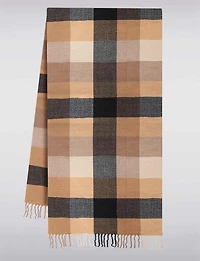 Foulard Plaid Coton Boxing Day par Saki | Manteaux Manteaux