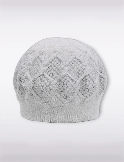 Béret Élégant Doublé Extensible à Motif Géométrique Texturé