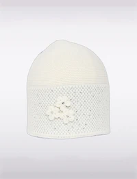 Bonnet Ornement Tricot Fleur Boxing Day par Saki | Manteaux Manteaux